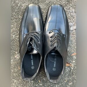 Samuel Joseph Men's Classic Black Shoes Size 10